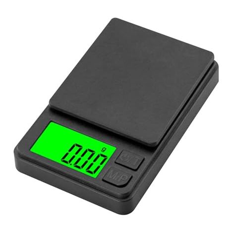 Elektronische Präzisions-Schmuckwaage (500 g x 0,01 g), tragbar, mit präziser Kalibrierfunktion und ultraklarem Display, Küchenhelfer (1/5)