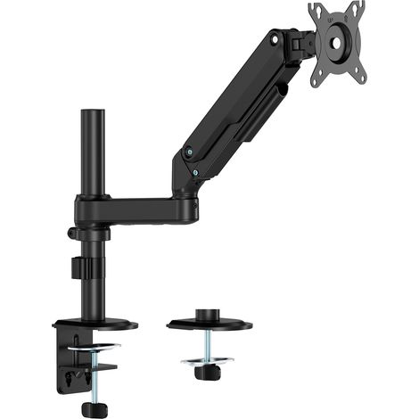 AISENS - SOPORTE DE MESA ECO CONTRAPESO GIRATORIO E INCLINABLE PARA MONITOR/TV 9KG (3 PIVOTES, 1 BRAZO) DE 17-32, NEGRO
