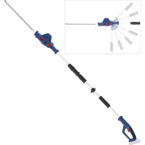 Güde – Taille-haie télescopique sans fil 18V – Longueur de coupe 430 mm – Vitesse 1300 t/min – Épaisseur de coupe 15 mm – Moteur puissant