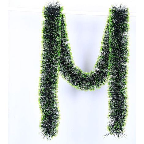 2m Bord Vert Fonc Nol Guirlandes Tinsel,guirlandes Tinsel Mtallique,guirlandes De Noel,nol Dcoration Scintillantes,nol Guirlande De Sapin