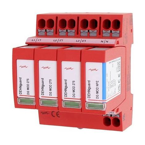 DEHN 942310 DG MP TT 275 LIMITEUR DE SURTENSION PROTECTION ANTI-SURTENSION POUR: ARMOIRE DE DISTRIBUTION 20 KA 1 PC(S)