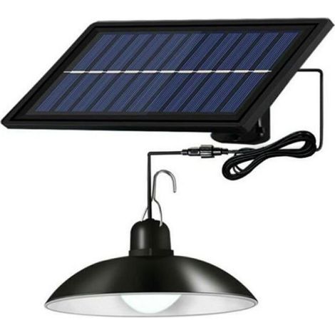 Lumière de Télécommande LED, Rétro Lampe solaire d'intérieur d'extérieur, l'éclairage solaire simple tete de jardin (1/4)