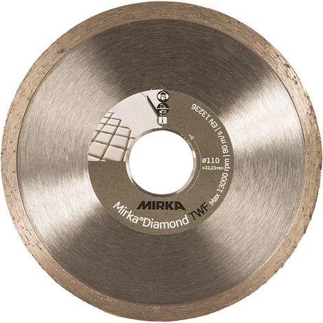 Disque a meuler diamant Mirka DIAMOND 110x22 2 mm TWF