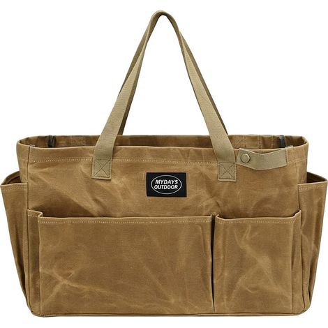Storage bag for camping pots, canvas pot bag, garden bag, waterproof garden tool bag, large capacity storage bag for garden tools (1/5)