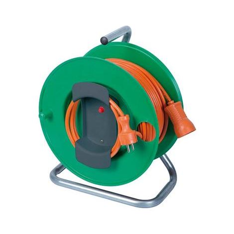Ribiland - Enrouleur électrique 40m/3x1,5 pied métal - PREEJ40315V (1/2)