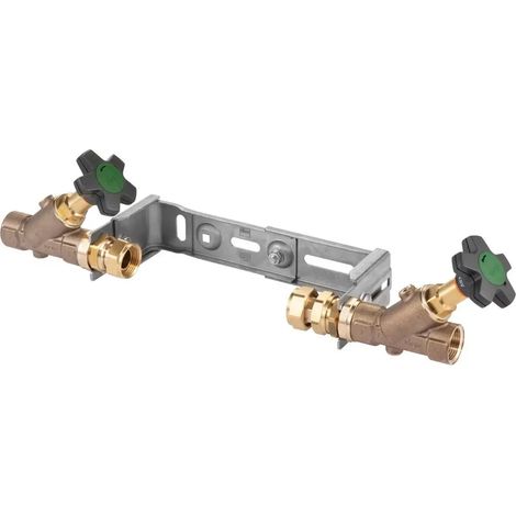 Viega Unidad de montaje Geopress Easytop, Q3 10, Qn 6, Rp1 11/4 bronce rojo o bronce de silicio, acero inoxidable Modelo 2230.11, 553616