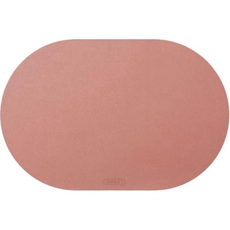 Tapis de table décoratif et imperméable à l'huile, 45 cm x 30 cm, pour salle à manger et bureau.-Pink (1/5)