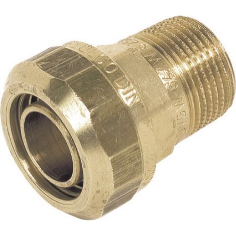 Raccord laiton à visser à compression M - DN40 - 1 1/4' (33x42mm) - Rehau
