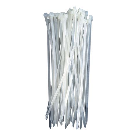 Bridas 7,2x350 blanco 50 unidades