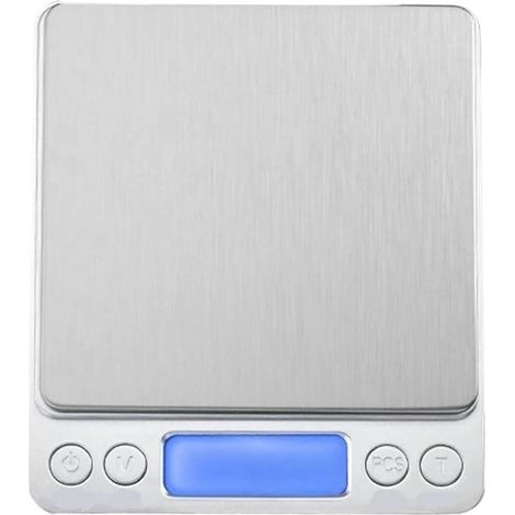 Balance électronique de cuisine Balance de cuisine numérique mini poche en acier inoxydable, précision for la bijouterie, électronique(3kg/0.1g USB) (1/4)