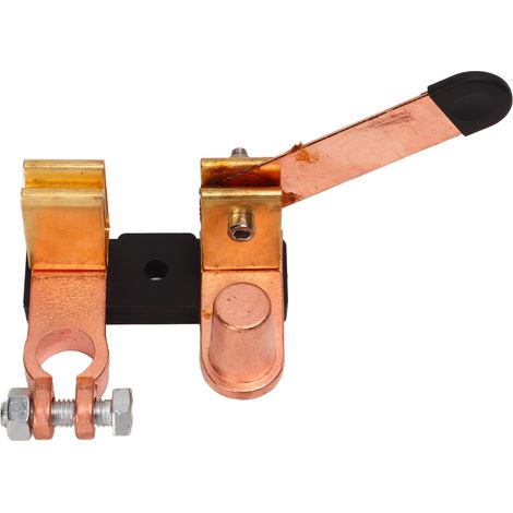 Interrupteur de coupure principal à lame verticale pour batterie négative, coupe-batterie, pour voiture, camping-car, quad et bateau. (1/5)