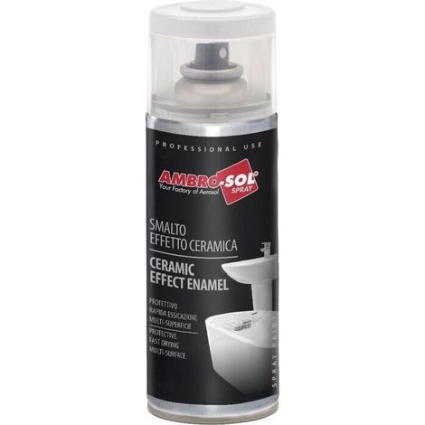 Bomboletta ambro-sol - v400por smalto effetto ceramica sanitari spray 400ml