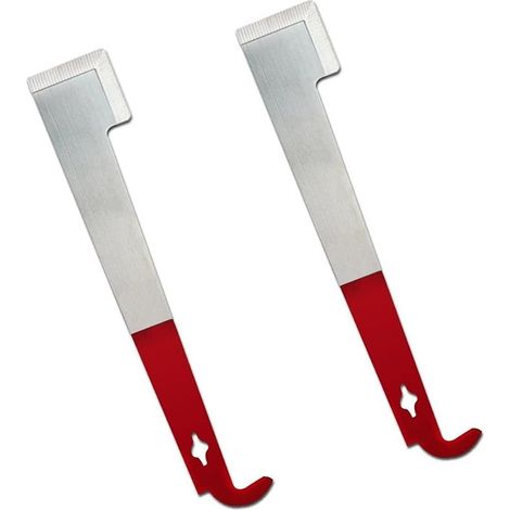 Lot de 2 ciseaux à bâton pour apiculture - Accessoires pour abeilles - Outil de ruche - Grattoir - Outil apiculteur - Durable - Inoxydable - 27 cm (1/5)