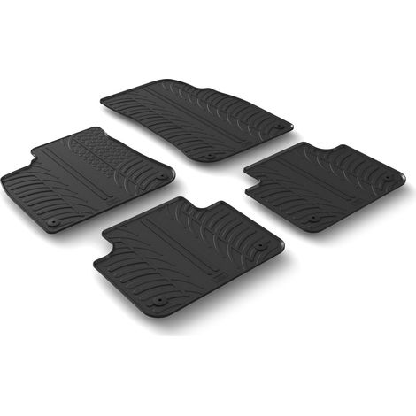 Set tappeti su misura in gomma - compatibile per Volkswagen Touareg (07/18) automatico