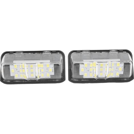 Paire de feux de plaque d'immatriculation LED blancs 300lm haute luminosité pour Prius/Alphard/Verfire (1/5)
