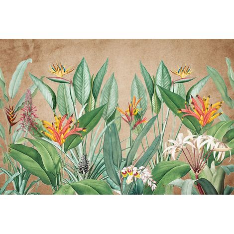 Papier peint panoramique - Feuilles - 130 cm x 87 cm (1/2)
