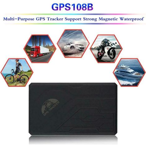 Localizador con Bateria GPS/GPRS 108B SOS Alarma TK108B para Vehículos