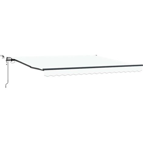 Maison Exclusive - Tessuto per Tenda Bianco 400 × 300 cm Poliestere