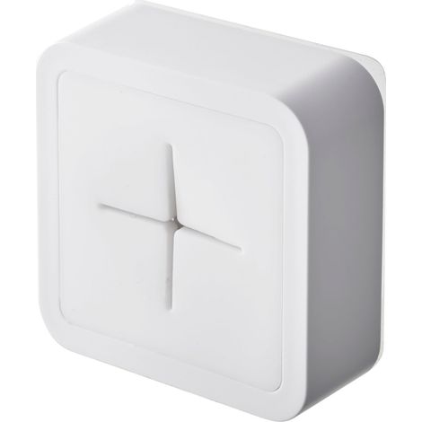 YAMAZAKI 5629 TOWER Film Hook Towel Holder, white, ABS Resin/Silicone FILMHOOK : Polycarbonate/PET/Polyurethane, 5.5 x 2.3 x 5.5 cm (1/5)