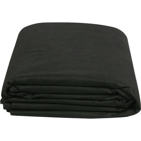 Membrane de contrôle des mauvaises herbes 1M x 1.5M, tissu de contrôle des mauvaises herbes robuste, membrane de couverture du sol, tissu barrière contre les mauvaises herbes stabilisé aux UV, idéal (1/5)