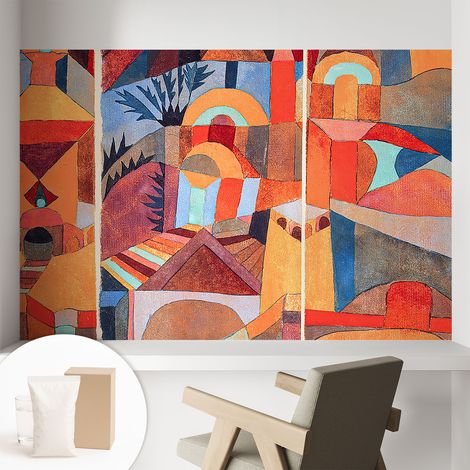Papier peint décoratif avec colle pour salon, chambre à coucher et bureau – Design moderne et facile à poser Mosaïque colorée 104x70 cm (1/5)