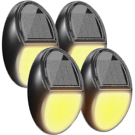 Lampes solaires pour marches, appliques murales solaires pour terrasse, patio, escaliers, cour et jardin (1/5)