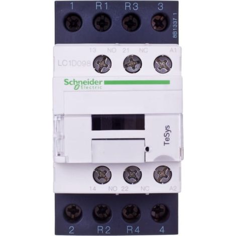 TeSys LC1D - contacteur - 4P (2F+2O) - AC-1 440V - 20A - bobine 24Vca - LC1D098B7