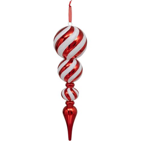 Sdn plast deco boul rg bl 35cm - Feeric lights & christmas