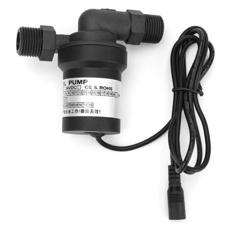 TONYSA Pompe de circulation d'eau, pompe à étanchéité statique fermée 24 V 18 W DC haute efficacité sans balais pour la circulation familiale de l'agriculture industrielle (1/5)