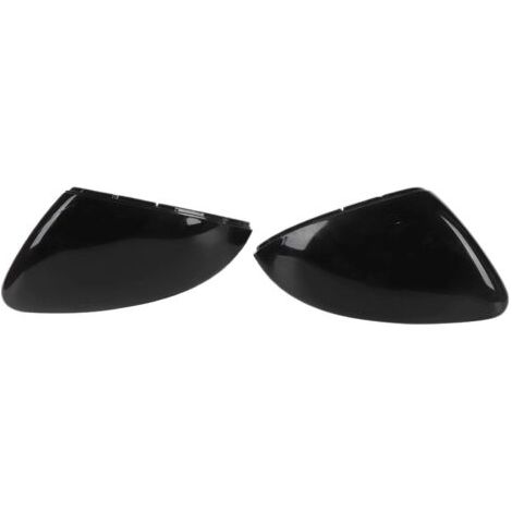 coque retroviseur golf 7,Couvercle de capuchon de rétroviseur, capuchon de rétroviseur, une paire de couvercle de rétroviseur latéral de voiture Capuchon de rétroviseurs, noir brillant (1/4)