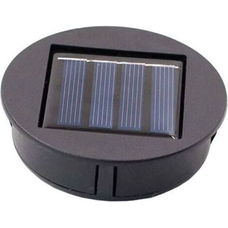1 Lanterne solaire Haut de remplacement, panneau solaire polysilicium 20 %, LED 7 lm blanc chaud, IP65, pour décoration jardin extérieur (1/5)