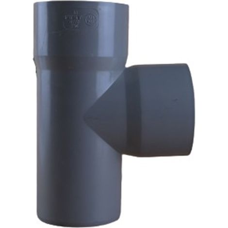 Culotte PVC 87°30 Mâle Femelle Ø80 - First Plast (1/5)