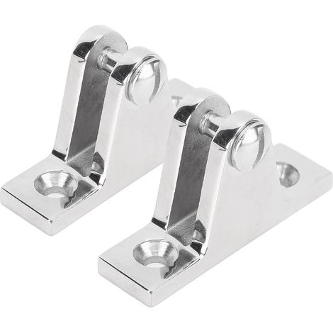 Ortviai 2 charnières de pont en acier inoxydable 316 marine, angle 90°, pour bateau, yacht, RV et vedette (1/5)