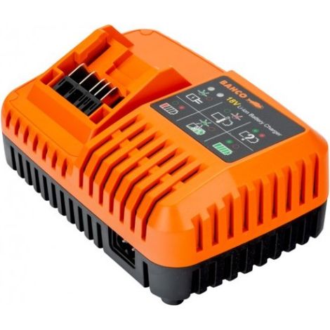 BAHCO - Chargeur rapide de batterie 18 V, 3,4 A