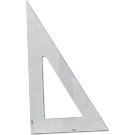 Equerre transparente 25 cm 60°