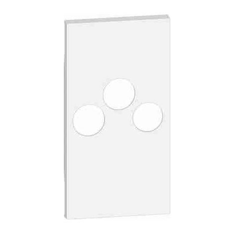 BTIKW26M2 Cover per presa TV art. K4210M2D - 2 moduli - bianca