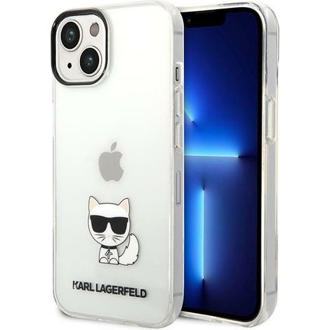 Funda transparente para iPhone 14 Plus de Karl Lagerfeld Choupette (1/5)