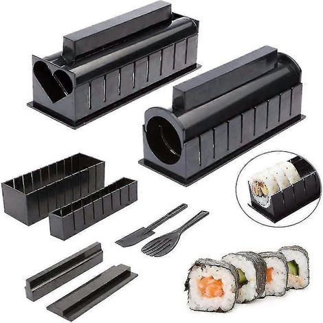 Komplettes 10-teiliges Set zur Herstellung Ihres eigenen Sushi (1/3)