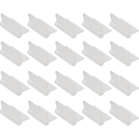 Packung mit 20 Veredelungsclips für Gartenpflanzen, Astverbinder aus PP-Kunststoff für Tomaten, Gurken, Bohnen, Rankenstützwerkzeug, landwirtschaftliche Veredelungsclips (3 mm) (1/5)