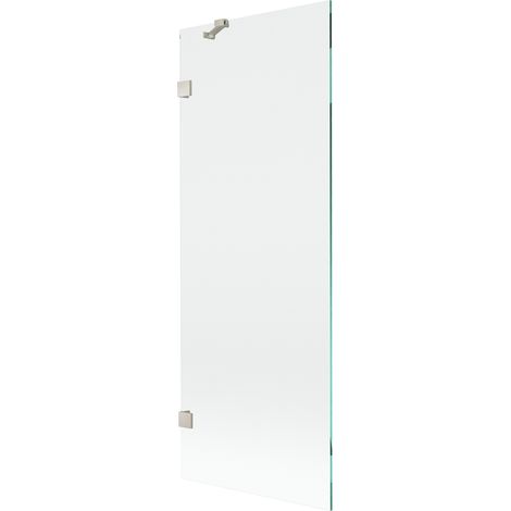 Mexen Lunar Duschtrennwand 1-flügelig 70 x 150 cm, transparent, gebürsteter Nickel - 897-070-000-97-00 (1/5)
