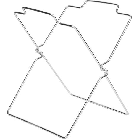 Égouttoir pliable en acier inoxydable pour sacs poubelles de cuisine, égouttoir à torchons, étagère de rangement (1/5)