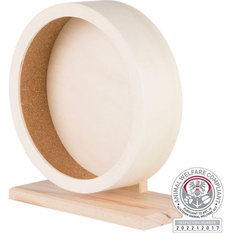 Diametro 33cm: Ruota in legno per conigli e roditori