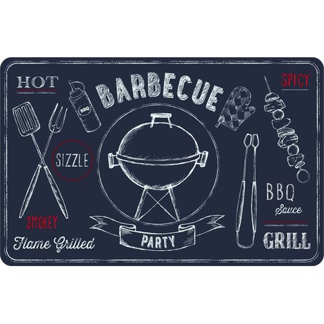 d-c-table® Tischset Rio Barbecue 44 x 29 cm, schiefer Tischset