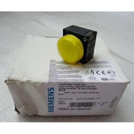Siemens  indicatore luminoso giallo 3sb30016aa30