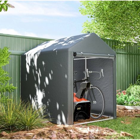 Tenda da giardino 120 x 179 x 165 cm in acciaio grigio scuro DESVIAE (1/5)