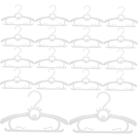 30 Pièces Lot de Cintres Extensibles pour Garçon Fille Antidérapants et Réglables Organisateur -Robe Compact pour Vêtements de Garçon Fille et Tout-Petits (1/5)