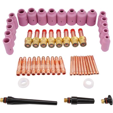 51-teiliges Set WP-17/18/26 Serie WIG-Schweißbrenner-Verschleißteile und Zubehör (1/5)