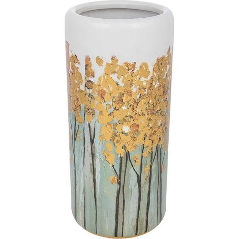 Paragüero de cerámica dorado D22x45h cm (1/5)