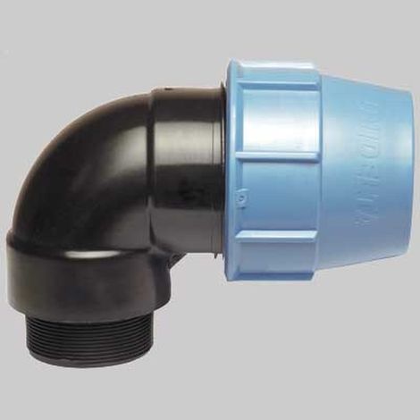 RACCORDO A GOMITO MASCHIO PLASTICA - 90 x 3"