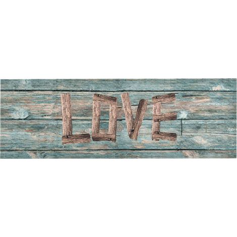 Tapis de sol de cuisine lavable Love 45x150 cm (1/5)